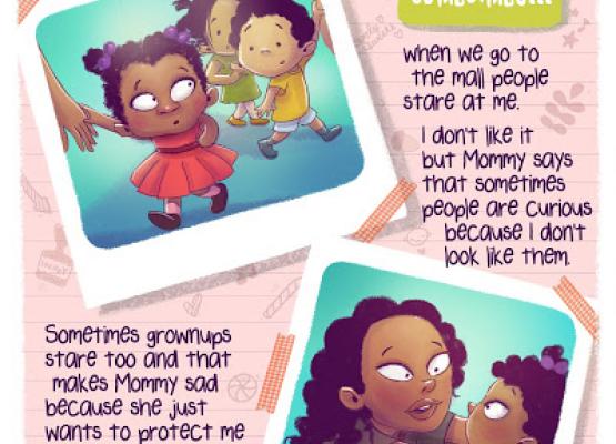 Mom writes book to help kids talk about differences