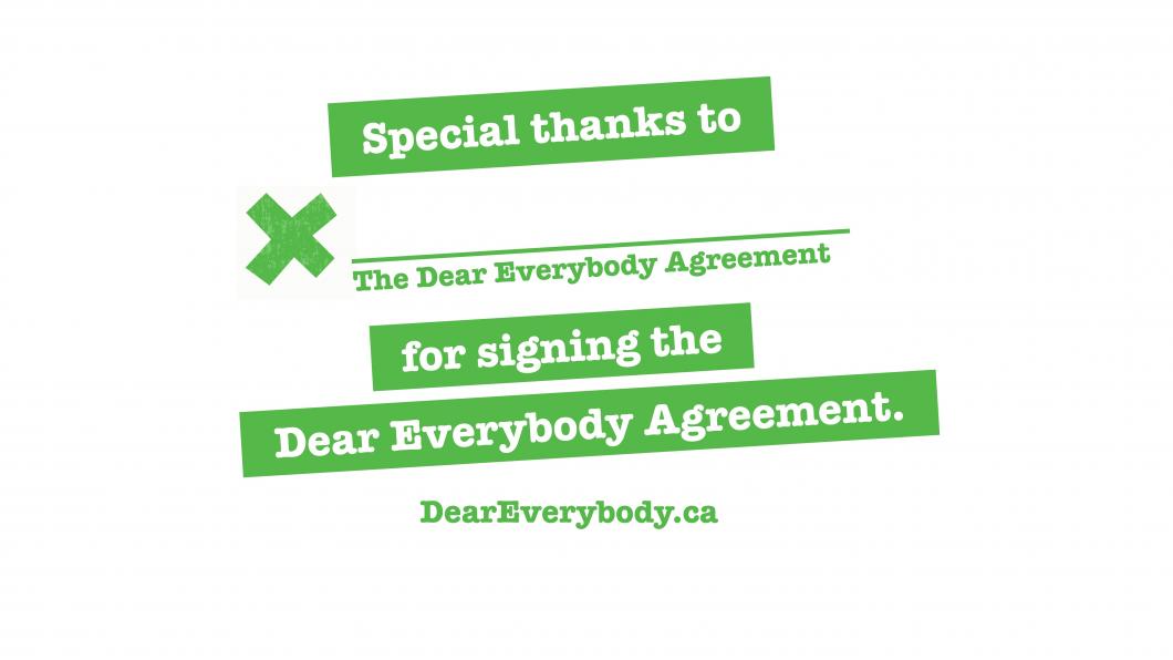 Dear Everybody Agreement