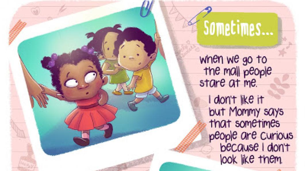 Mom writes book to help kids talk about differences