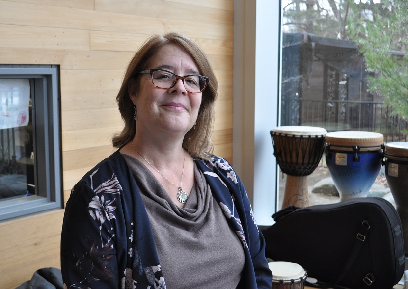 Dr. Jessica Brian, sitting in her office