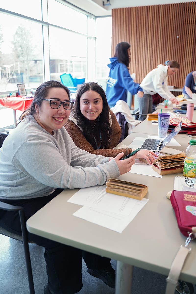 Sam Alfaro, former YAC member, and Zoe Garzouz, YAC chair