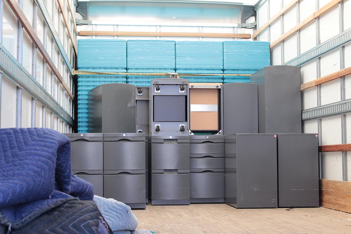 Some old furnitures in a storage