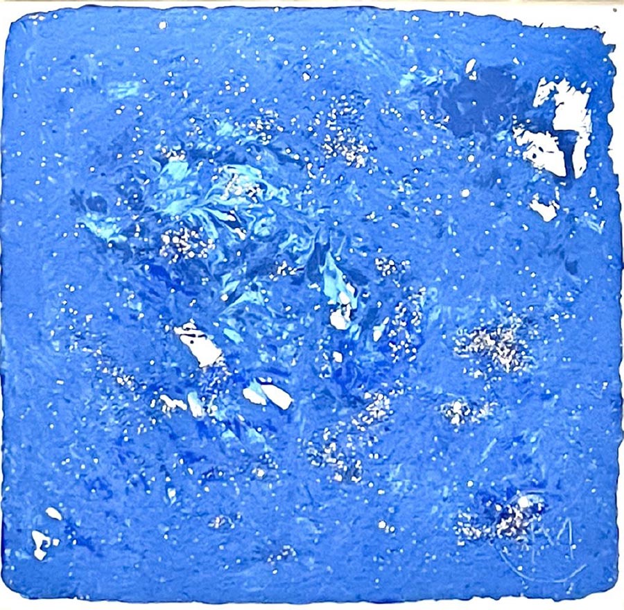 In blue artist statement