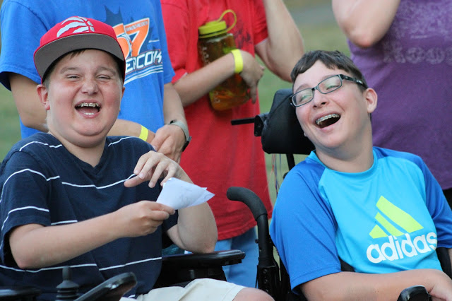 Campers at Merrywood Easter Seals camp