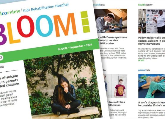 Collage of newsletter images and stories