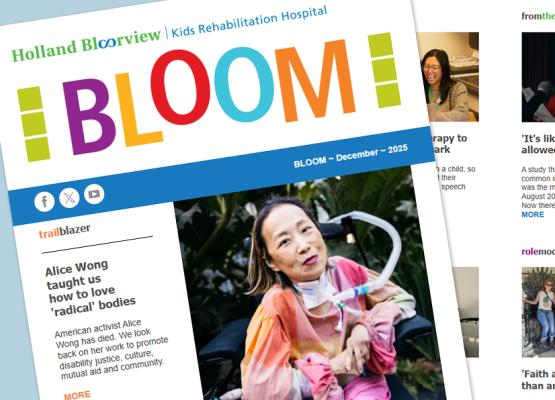 collage of newsletter images and stories