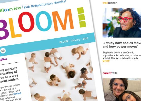 Collage of newsletter images and stories