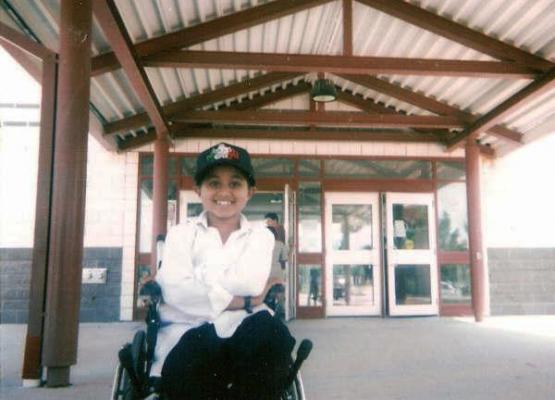 As a child, 'my strength faded away'