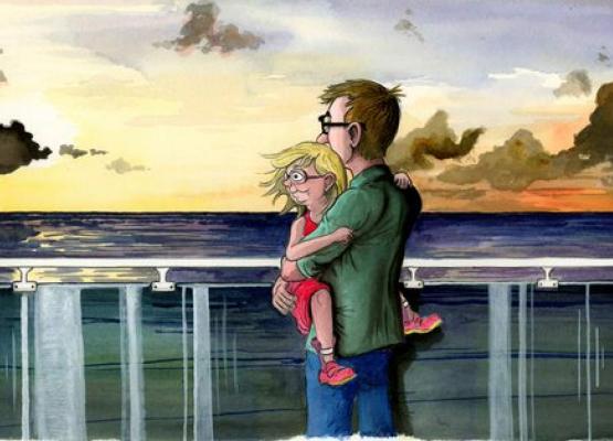 Cartoonist draws about his life as Poppy's dad