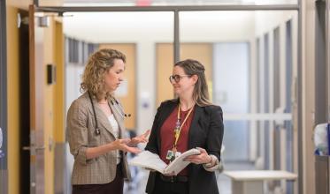 Two Doctors talking