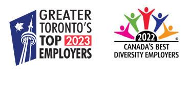 2023 Greater Toronto's Top Employers & 2022 Canada's Best Diversity Employers