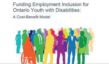 Introduction screen of Funding Employment Inclusion for Ontario Youth with Disabilities: A Cost-Benefit Model