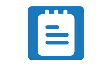 An icon of notebook