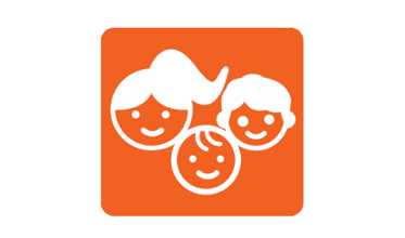 An icon with 3 people