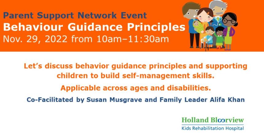 A short description of the event - join us to learn about behaviour guidance and supporting children to build self-management skills