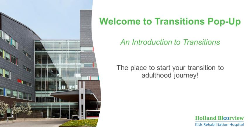 Welcome to Transitions