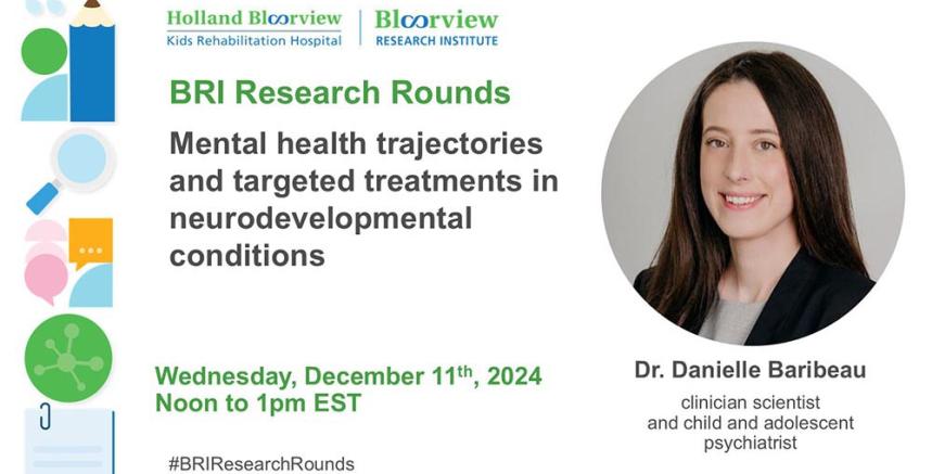 BRI Research Rounds with Dr. Danielle Baribeau