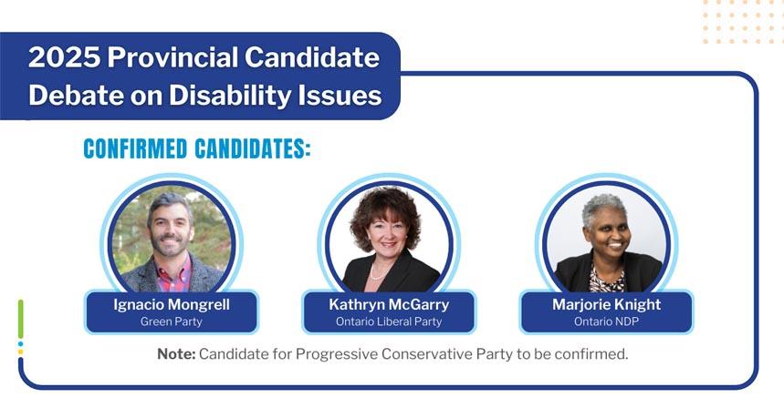 2025 Provincial Candidate Debate on Disability Issues