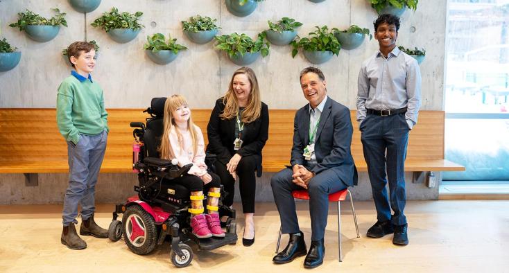 Bruce Squires and Sandra Hawken with ambassadors