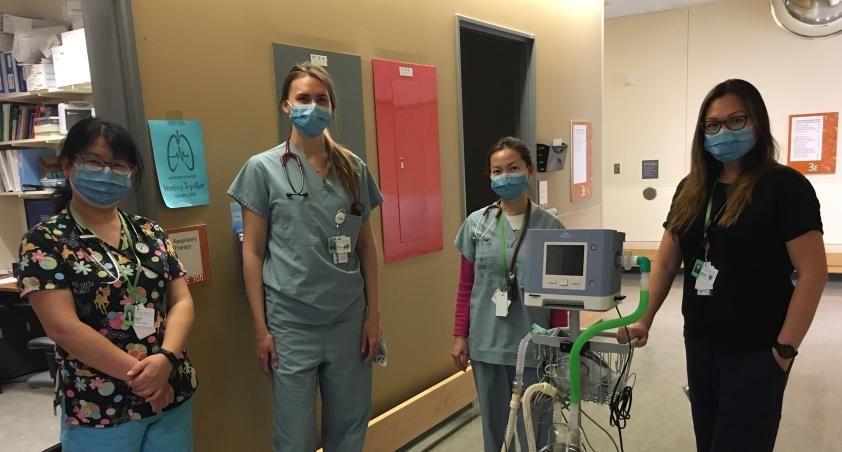 nurses on the inpatient floor