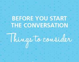Before You Start the Conversation