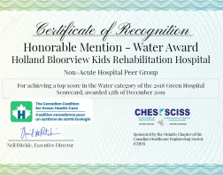 Honorable Mention - Water Award