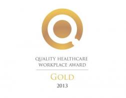 Quality Healthcare Workplace Award, Gold 2013 (province wide)