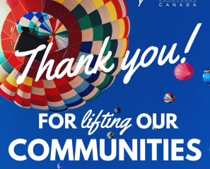 Thank you for lifting our communities
