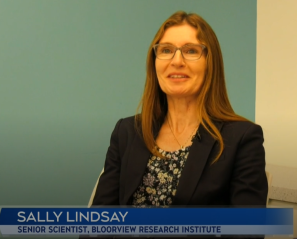 Dr. Sally Lindsay, director of the TRAIL Lab and senior scientist