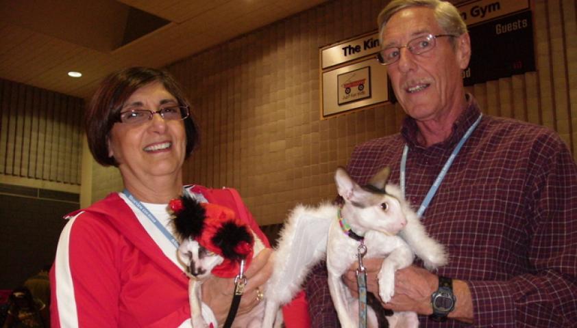 Rene and Peter have been volunteers in the pet program since 1995