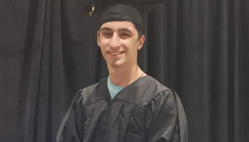 Jacob at graduation.