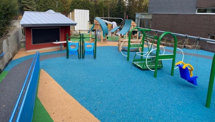 Completed accessible playground