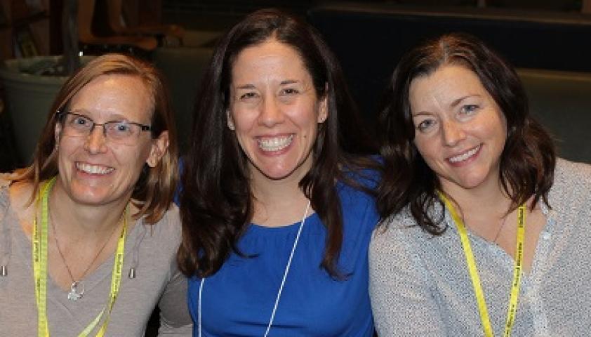 (from left) Joanne Maxwell, Laura Williams and Becky Quinlan