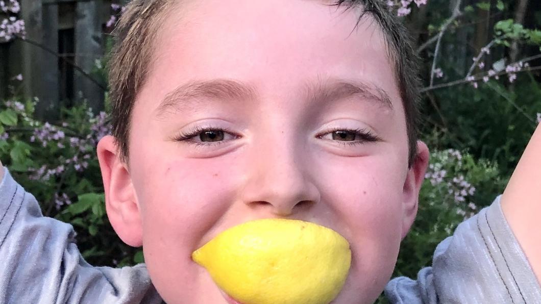Artun showing us his Sour Lemon Face