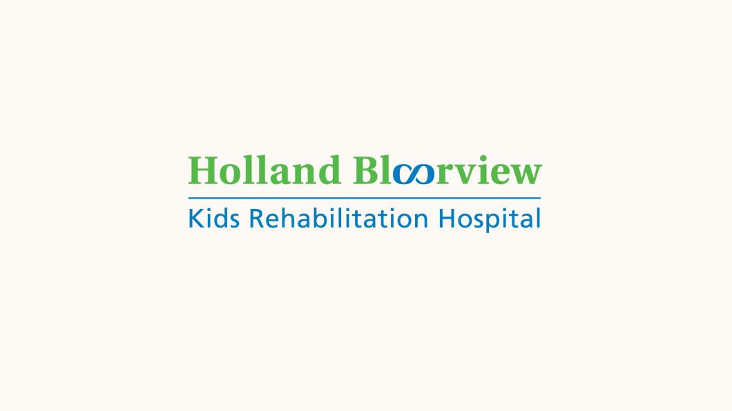 Holland Bloorview logo on beige background