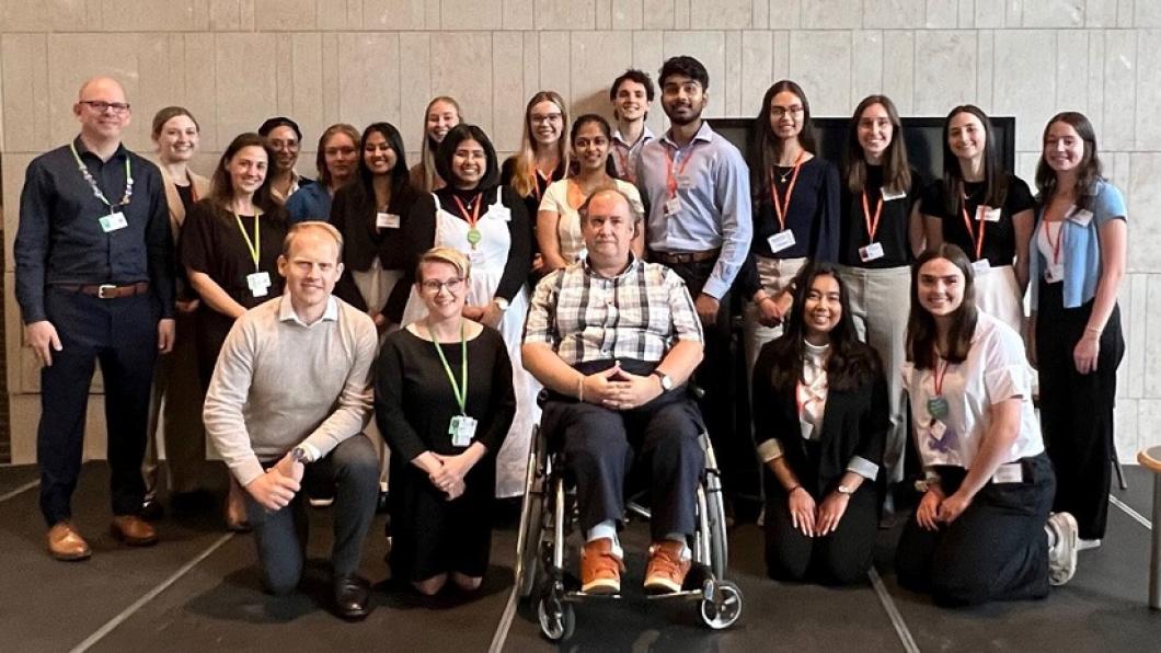 Group photo at Ward Research Day and Pursuit Award Competition