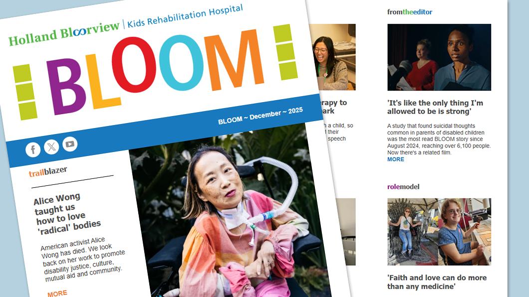 collage of newsletter images and stories