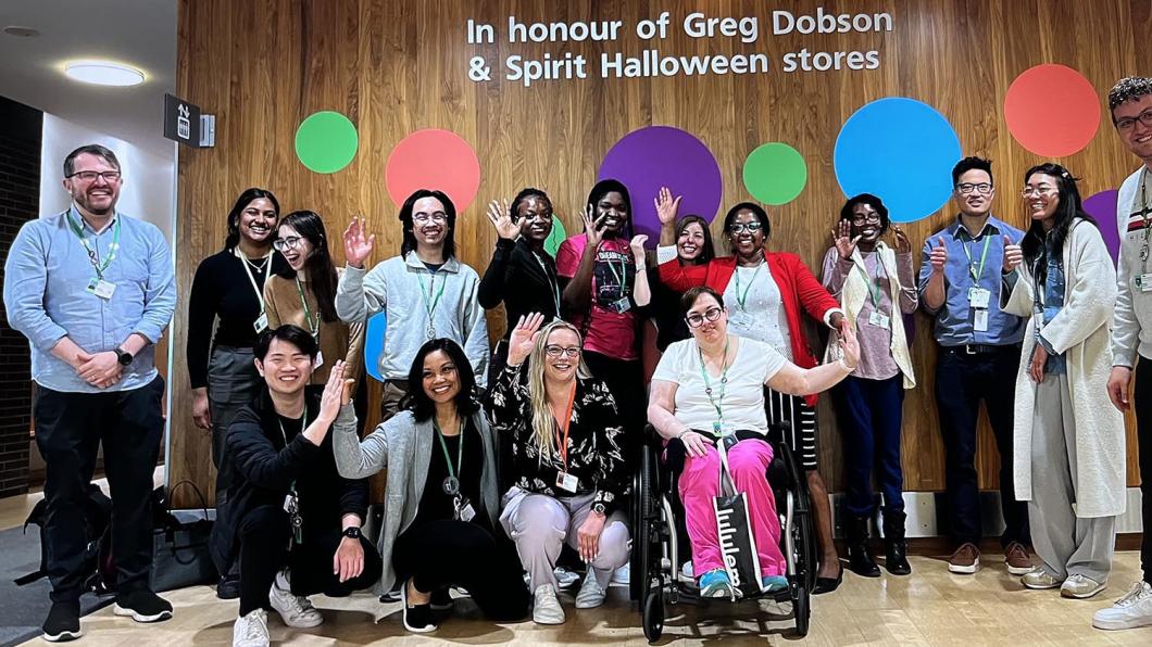 A group of people in an indoor setting