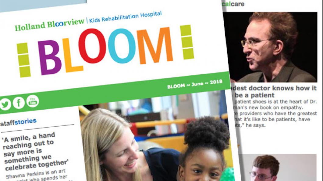 Images of Bloom Blog newsletters