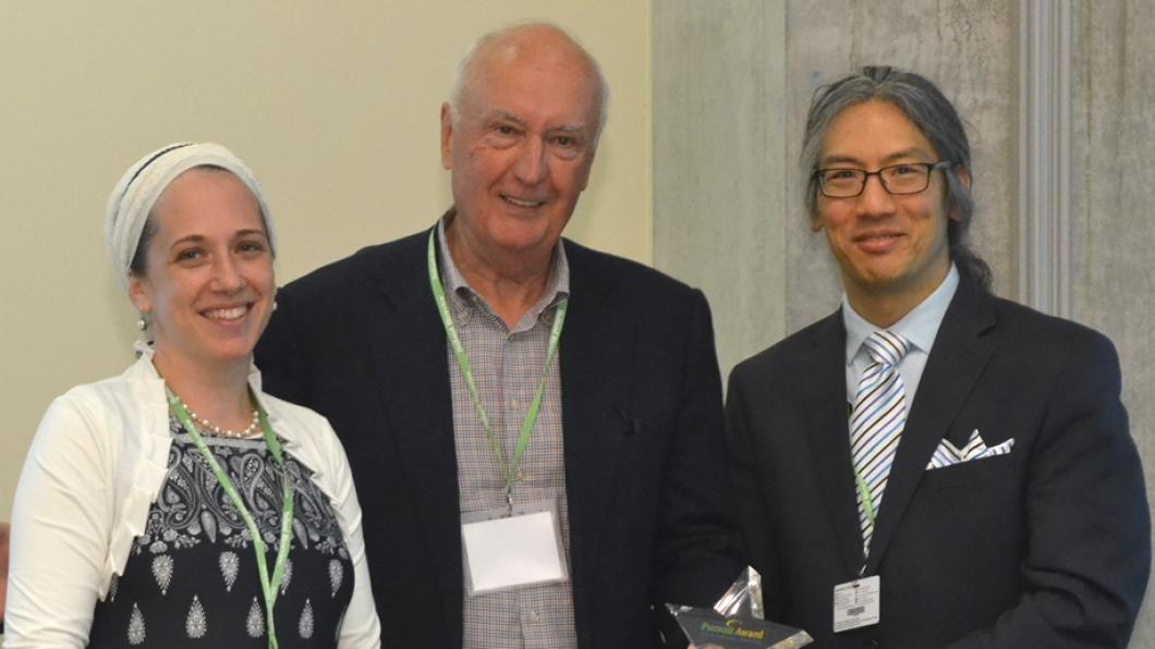 From left to right: Carmit Frisch, David Ward, Tom Chau (VP, Research)