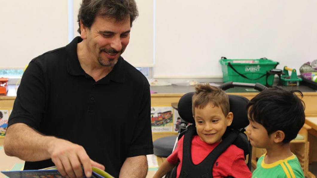 In Paul's class, 'a friend is a friend, regardless of... abilities'