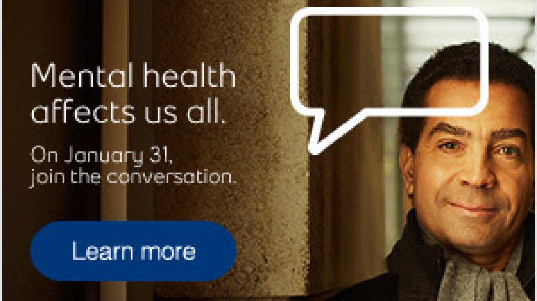 Share your mental health story on Bell Let's Talk day