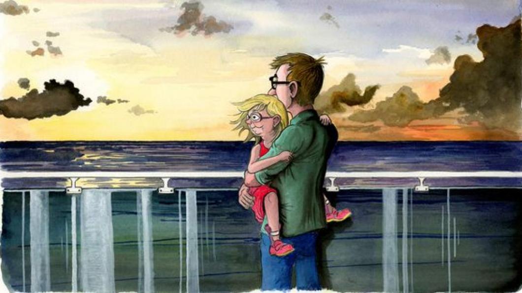 Cartoonist draws about his life as Poppy's dad