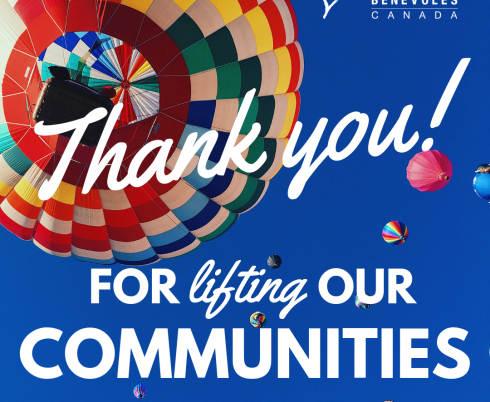 Thank you for lifting our communities