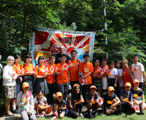 9 students from the Tohoku area of Japan at Holland Bloorview