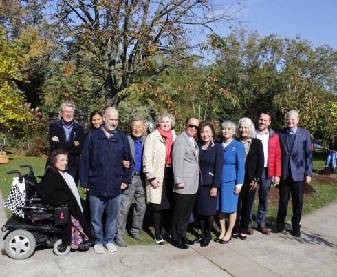 Tree planting group on October 15