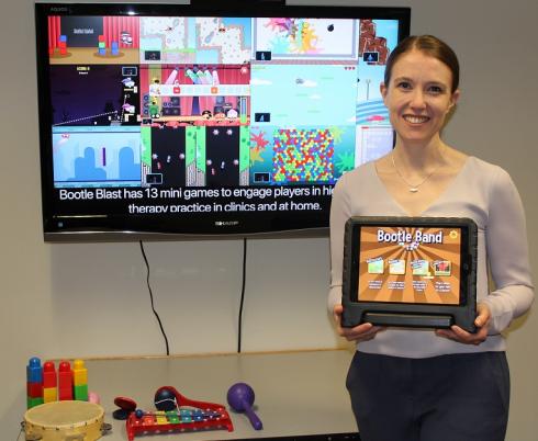 Dr. Elaine Biddiss has received a CIHR grant to launch a pilot study of Bootle Blast, a mixed-reality video game to help children improve their upper motor function.