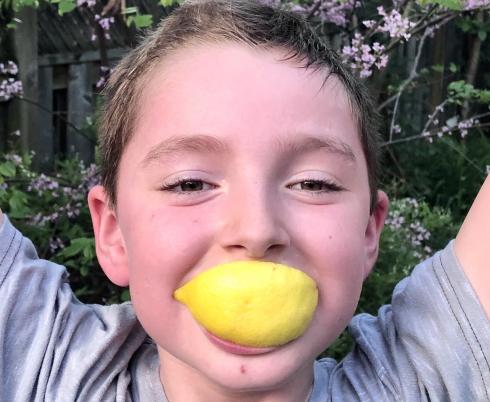 Artun showing us his Sour Lemon Face