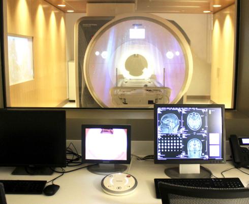 control room for MRI
