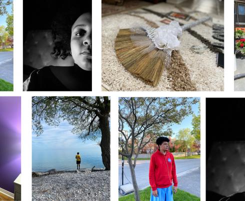 collage of artwork from the Still Lives exhibit